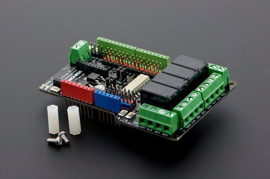 Gravity: 4 Channel Relay Shield for Arduino